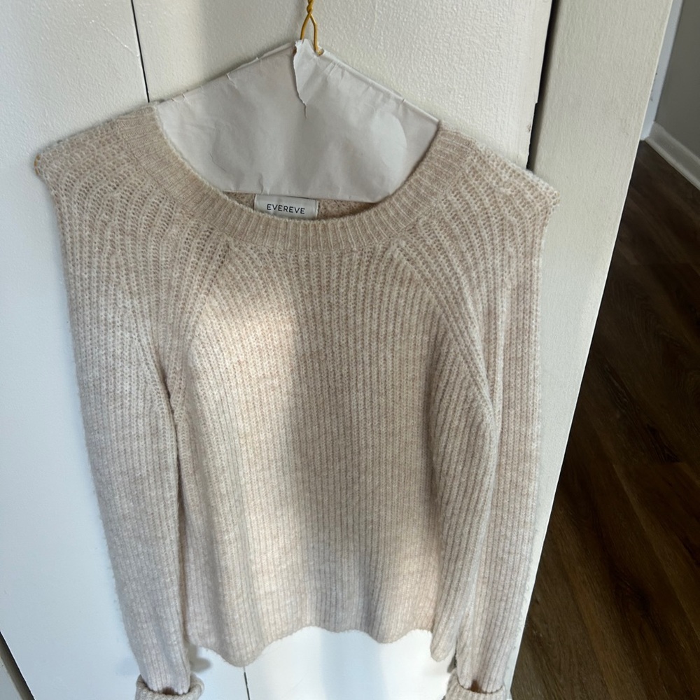 Evereve Women's Cream Sweater